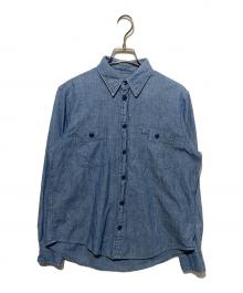 POLO RALPH LAUREN（ポロ・ラルフローレン）の古着「シャンブレーシャツ」｜インディゴ