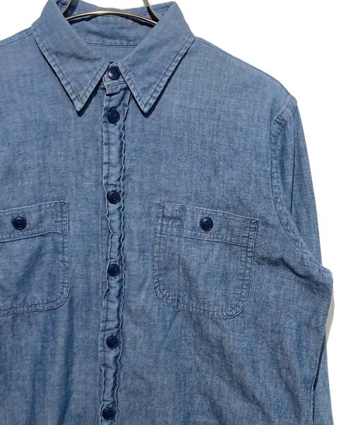 POLO RALPH LAUREN（ポロ・ラルフローレン）POLO RALPH LAUREN (ポロ・ラルフローレン) シャンブレーシャツ インディゴ サイズ:Mの古着・服飾アイテム