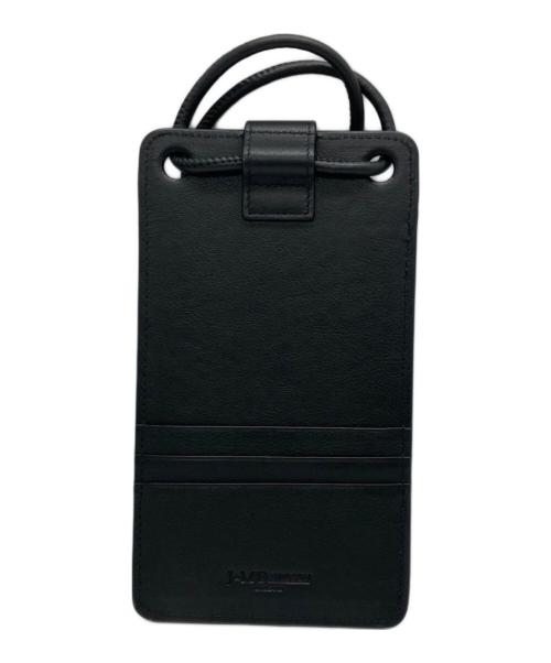 J&M DAVIDSON（ジェイ＆エム デヴィッドソン）J&M DAVIDSON (ジェイ＆エム デヴィッドソン) レザーショルダーポーチ ブラックの古着・服飾アイテム