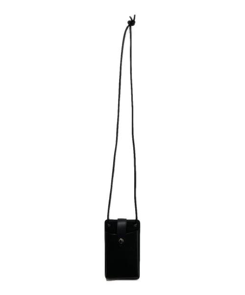 J&M DAVIDSON（ジェイ＆エム デヴィッドソン）J&M DAVIDSON (ジェイ＆エム デヴィッドソン) レザーショルダーポーチ ブラックの古着・服飾アイテム