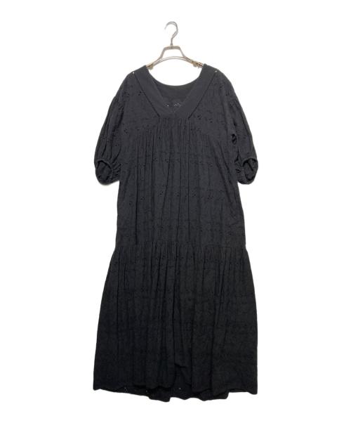 freada（フリーダ）Freada (フリーダ) インドシフリ刺繍2WAYワンピース ブラック サイズ:Freeの古着・服飾アイテム