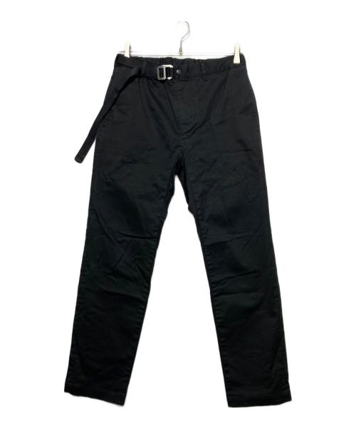 SCYE（サイ）SCYE (サイ) High Power Cotton Stretch Belted Trousers ブラック サイズ:36の古着・服飾アイテム