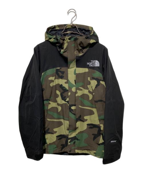 THE NORTH FACE（ザ ノース フェイス）THE NORTH FACE (ザ ノース フェイス) NOVELTY MOUNTAIN JACKET グリーン×ブラック サイズ:Lの古着・服飾アイテム