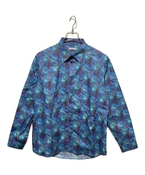 HERALBONY（ヘラルボニー）HERALBONY (ヘラルボニー) クラシックシャツ「夜景」 ブルー サイズ:Mの古着・服飾アイテム