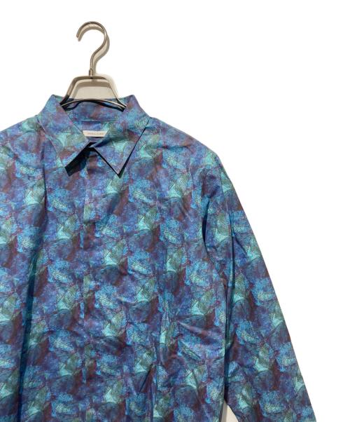 HERALBONY（ヘラルボニー）HERALBONY (ヘラルボニー) クラシックシャツ「夜景」 ブルー サイズ:Mの古着・服飾アイテム