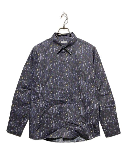 HERALBONY（ヘラルボニー）HERALBONY (ヘラルボニー) クラシックシャツ「夜景」 グレー サイズ:Mの古着・服飾アイテム