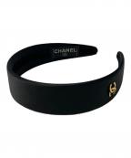 CHANELシャネル）の古着「ココマークカチューシャ」｜ブラック