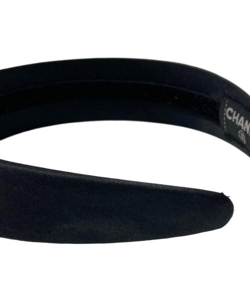 CHANEL（シャネル）CHANEL (シャネル) ココマークカチューシャ ブラックの古着・服飾アイテム