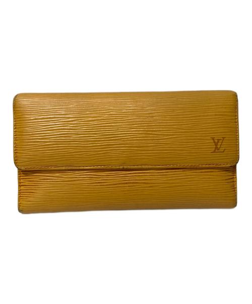 LOUIS VUITTON（ルイ ヴィトン）LOUIS VUITTON (ルイ ヴィトン) 長財布 イエローの古着・服飾アイテム