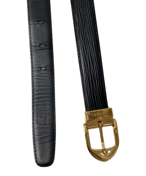 LOUIS VUITTON（ルイ ヴィトン）LOUIS VUITTON (ルイ ヴィトン) レザーベルト ブラックの古着・服飾アイテム