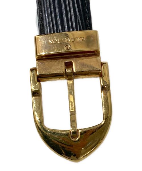 LOUIS VUITTON（ルイ ヴィトン）LOUIS VUITTON (ルイ ヴィトン) レザーベルト ブラックの古着・服飾アイテム