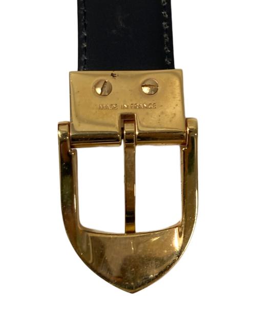 LOUIS VUITTON（ルイ ヴィトン）LOUIS VUITTON (ルイ ヴィトン) レザーベルト ブラックの古着・服飾アイテム