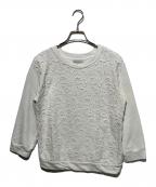 MONCLERモンクレール）の古着「花柄刺繍スウェット」｜ホワイト