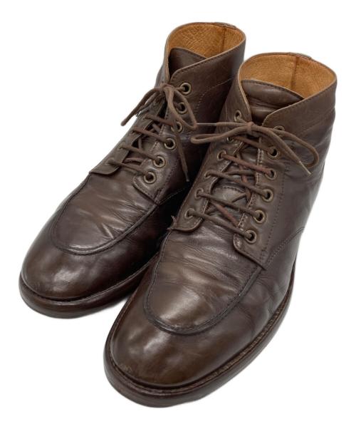 A.P.C.（アーペーセー）A.P.C. (アーペーセー) レザーブーツ ブラウン サイズ:記載無しの古着・服飾アイテム