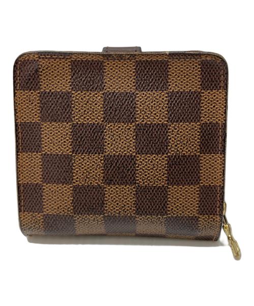 LOUIS VUITTON（ルイ ヴィトン）LOUIS VUITTON (ルイ ヴィトン) コンパクトジップウォレット ブラウンの古着・服飾アイテム