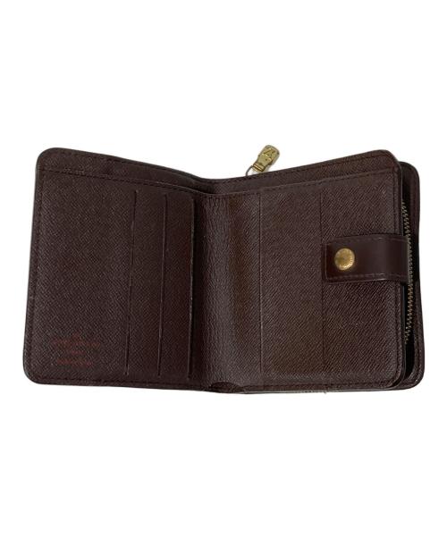 LOUIS VUITTON（ルイ ヴィトン）LOUIS VUITTON (ルイ ヴィトン) コンパクトジップウォレット ブラウンの古着・服飾アイテム