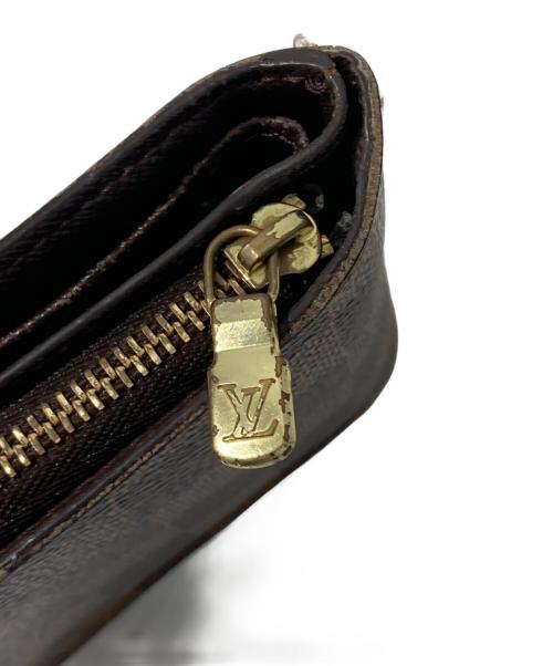 LOUIS VUITTON（ルイ ヴィトン）LOUIS VUITTON (ルイ ヴィトン) コンパクトジップウォレット ブラウンの古着・服飾アイテム