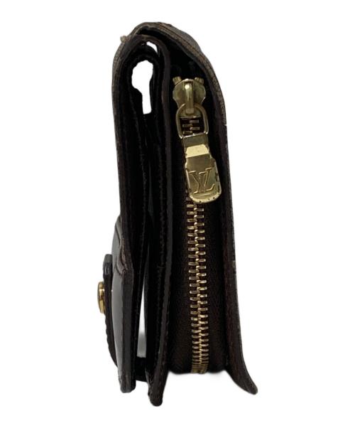 LOUIS VUITTON（ルイ ヴィトン）LOUIS VUITTON (ルイ ヴィトン) コンパクトジップウォレット ブラウンの古着・服飾アイテム