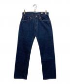 orSlowオアスロウ）の古着「ジップフライデニムパンツ」｜インディゴ