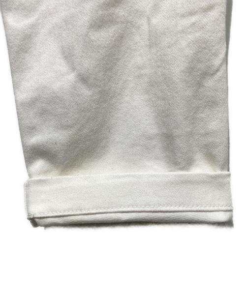 ARMANI EXCHANGE（アルマーニ エクスチェンジ）ARMANI EXCHANGE (アルマーニ エクスチェンジ) バイカーパンツ ホワイト サイズ:27の古着・服飾アイテム