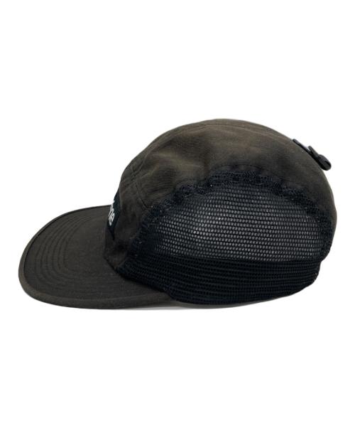 SUPREME（シュプリーム）Supreme (シュプリーム) Mesh Side Panel Camp Cap ブラックの古着・服飾アイテム