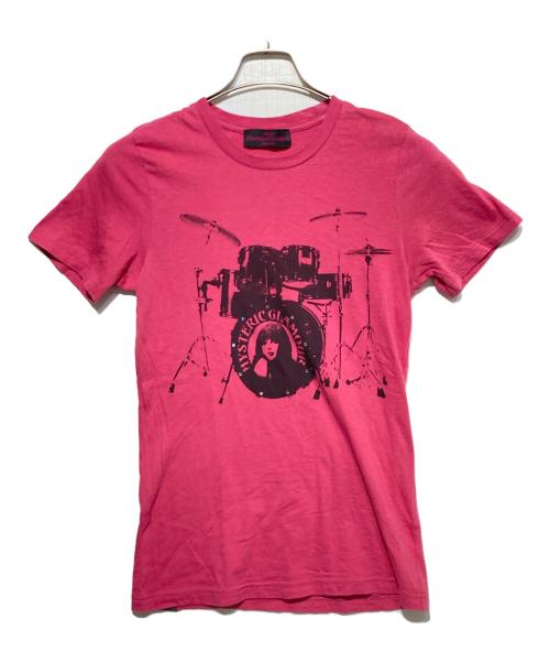Hysteric Glamour（ヒステリックグラマー）Hysteric Glamour (ヒステリックグラマー) プリントTシャツ ピンク サイズ:Freeの古着・服飾アイテム