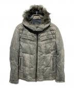 TORNADO MARTトルネードマート）の古着「00s マイクロスエードダウンジャケット」｜グレー