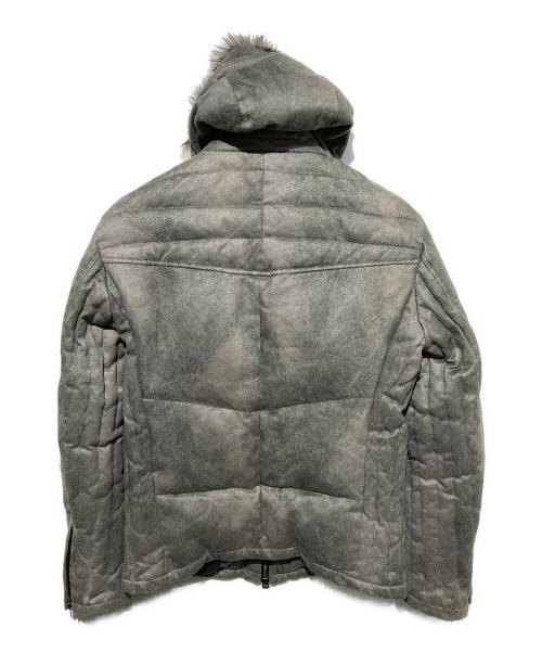 TORNADO MART（トルネードマート）TORNADO MART (トルネードマート) 00s マイクロスエードダウンジャケット グレー サイズ:XLの古着・服飾アイテム