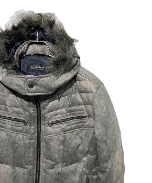 TORNADO MART（トルネードマート）TORNADO MART (トルネードマート) 00s マイクロスエードダウンジャケット グレー サイズ:XLの古着・服飾アイテム