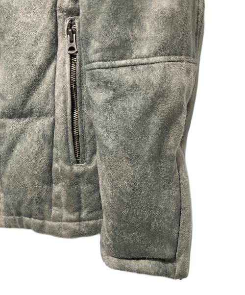 TORNADO MART（トルネードマート）TORNADO MART (トルネードマート) 00s マイクロスエードダウンジャケット グレー サイズ:XLの古着・服飾アイテム