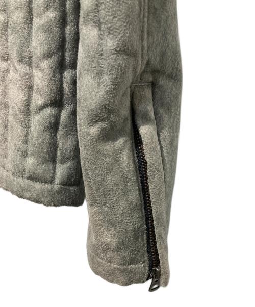 TORNADO MART（トルネードマート）TORNADO MART (トルネードマート) 00s マイクロスエードダウンジャケット グレー サイズ:XLの古着・服飾アイテム