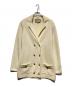 GUCCI（グッチ）の古着「ダブルボタンパワショルニットジャケット」｜アイボリー