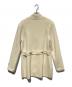 GUCCI (グッチ) ダブルボタンパワショルニットジャケット アイボリー サイズ:L：45000円