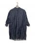 prit（プリット）の古着「6ozデニムスタンドカラーワイドシャツワンピース」｜インディゴ