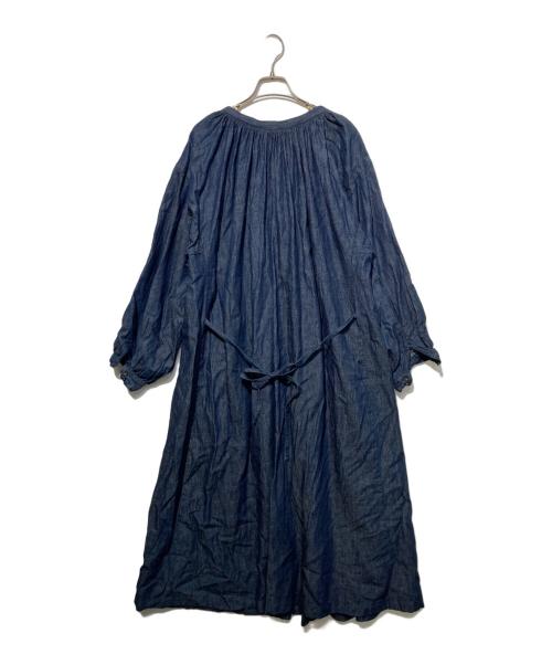 orSlow（オアスロウ）orSlow (オアスロウ) コットンリネンスモックワンピース インディゴ サイズ:Freeの古着・服飾アイテム