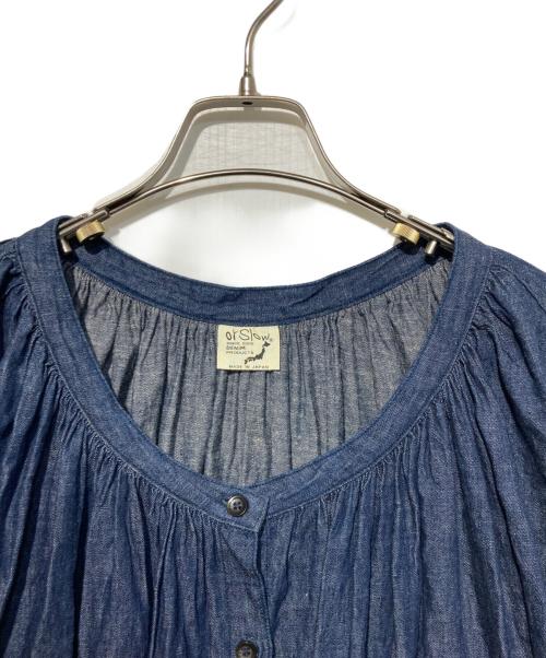 orSlow（オアスロウ）orSlow (オアスロウ) コットンリネンスモックワンピース インディゴ サイズ:Freeの古着・服飾アイテム
