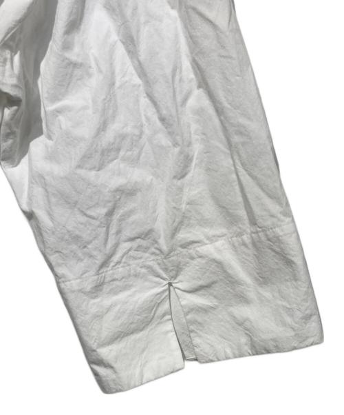 journal standard luxe（ジャーナルスタンダード ラックス）journal standard luxe (ジャーナルスタンダード ラックス) ダンプワッシャー キーネックブラウス ホワイト サイズ:Freeの古着・服飾アイテム