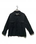MARGARET HOWELLマーガレットハウエル）の古着「HEAVY COTTON SHIRTING」｜ブラック