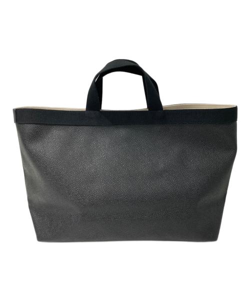 Herve Chapelier（エルベシャプリエ）Herve Chapelier (エルベシャプリエ) 705GPコーデッドキャンバスレザースクエアトートA4 ブラックの古着・服飾アイテム