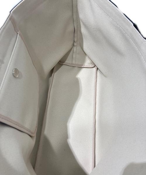 Herve Chapelier（エルベシャプリエ）Herve Chapelier (エルベシャプリエ) 705GPコーデッドキャンバスレザースクエアトートA4 ブラックの古着・服飾アイテム