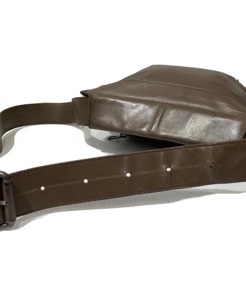 BOTTEGA VENETA（ボッテガベネタ）BOTTEGA VENETA (ボッテガベネタ) イントレチャートレザーウエストポーチ ブラウンの古着・服飾アイテム