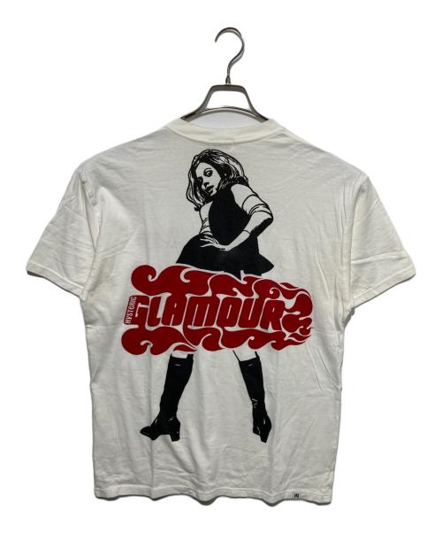 Hysteric Glamour（ヒステリックグラマー）Hysteric Glamour (ヒステリックグラマー) VIXEN GIRLプリントTシャツ ホワイト サイズ:Mの古着・服飾アイテム