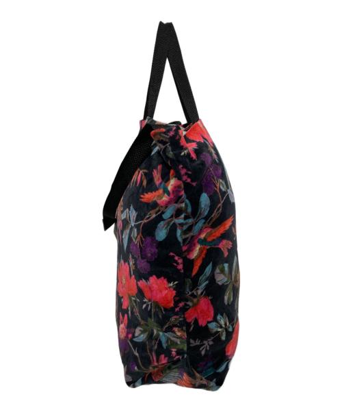 Engineered Garments（エンジニアドガーメンツ）Engineered Garments (エンジニアードガーメンツ) ベロアトートバッグ ブラック×ピンクの古着・服飾アイテム