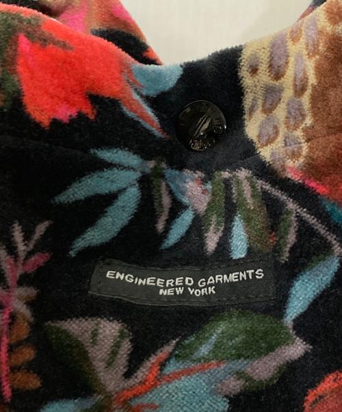 Engineered Garments（エンジニアドガーメンツ）Engineered Garments (エンジニアードガーメンツ) ベロアトートバッグ ブラック×ピンクの古着・服飾アイテム
