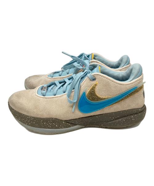 NIKE（ナイキ）NIKE (ナイキ) UNKNWN LeBron 20 ベージュ×ブルー サイズ:28cmの古着・服飾アイテム