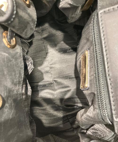 Salvatore Ferragamo（サルヴァトーレ フェラガモ）Salvatore Ferragamo (サルヴァトーレ フェラガモ) ダブルガンチーニトートバッグ ブラックの古着・服飾アイテム