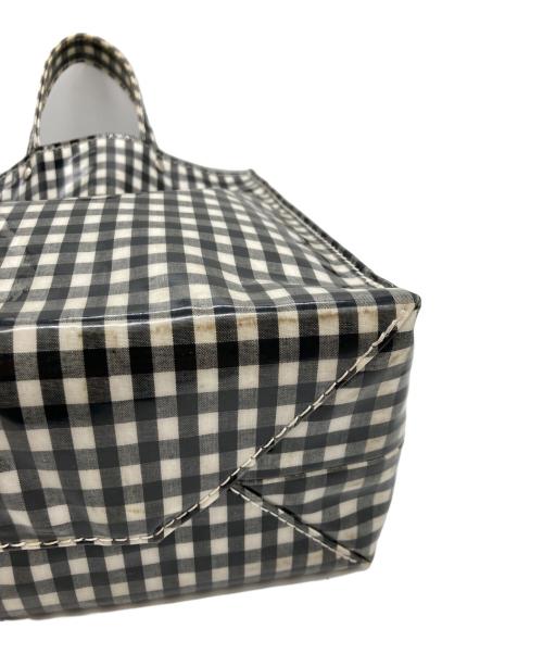 TEMBEA（テンベア）TEMBEA (テンベア) ペーパートートS ブラック×ホワイトの古着・服飾アイテム