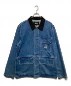 stussyステューシー）の古着「Denim Chore Coat」｜ブルー
