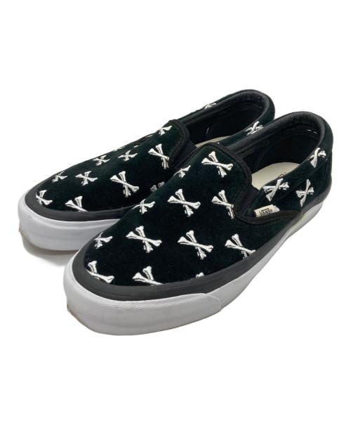 VANS（ヴァンズ）VANS (バンズ) WTAPS (ダブルタップス) クロスボーンスリッポン ブラック サイズ:28cmの古着・服飾アイテム