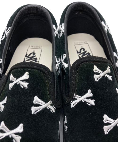 VANS（ヴァンズ）VANS (バンズ) WTAPS (ダブルタップス) クロスボーンスリッポン ブラック サイズ:28cmの古着・服飾アイテム